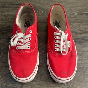 Red Vans